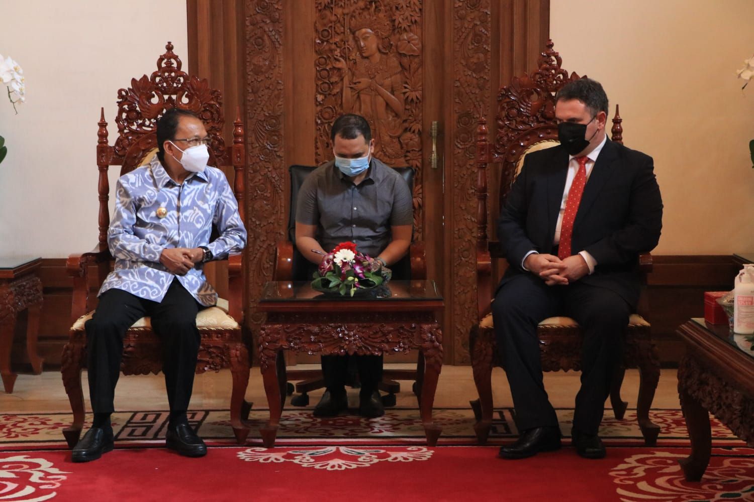 podiumnews.com-Bertemu Gubernur Koster, Dubes Rumania Sambut Baik Pembukaan Wisman ke Bali